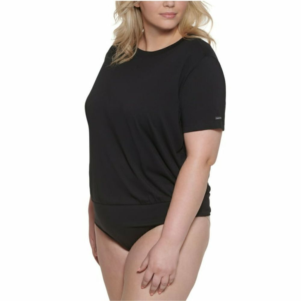 Calvin Klein Trendy Plus Size T-Shirt Bodysuit sz 2X